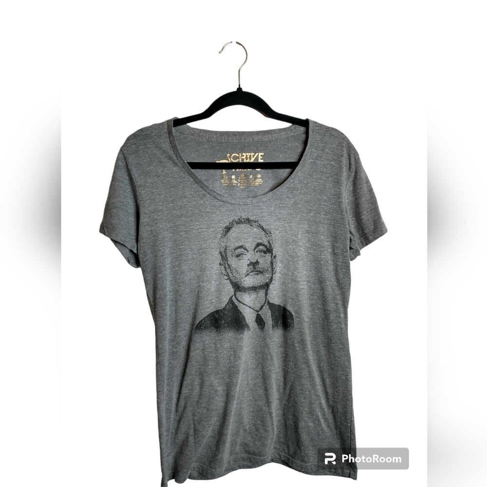 ☀️Chive Tees Bill Murray Heathered Gray t shirt, women's XL